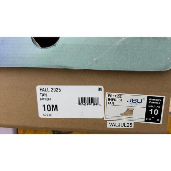 JBU Tan Freeze Suede Round Toe Boots Women - Picture 4 of 4